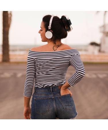 Buy Wllhyf Quadratical Claw Clips - 2 Pc 8.5 cm Matt Slip-Resistant Hair Clips for Women | Fashionable Hold for All Hair Types | White & Black - Buy Online on GoSupps.com