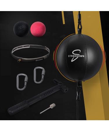 Double End Bag Boxing Striking Bag Set with Reflex Ball - Heavy Duty Training Equipment for Boxing and MMA - Buy Online on GoSupps.com