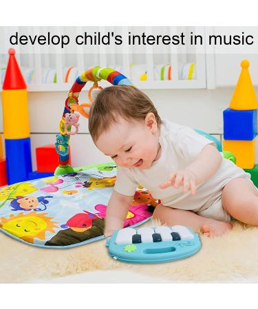 CREPRO Baby Play Mat & Baby Gym Toys  Infant Play Mat and Activity Gym Baby Activity Mat with Music and Lights  Kick & Play Piano Gym Tummy Time Padded Mat for Newborn Toddler for Christmas Toys Gift - Buy Online on GoSupps.com