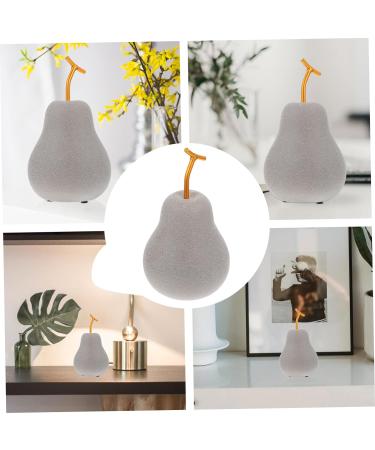 Zerodeko 1pc Simulated Fruit Ornaments Decorative Apples Tv Stand Decor Items Home Accents Decor Porcelain Figurine Bookcase Decor Work Desk Decor Vegetables Accessories Christmas Ceramics Silver M - Buy Online on GoSupps.com