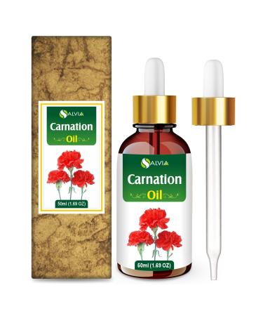Carnation (Dianthus caryophyllus) Therapeutic Essential Oil with Dropper- 50ML/ 1.6 fl oz
