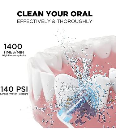 3-in-1 Water Dental Flosser and Ultrasonic Toothbrush Combo - Switch from Sonic Brushing to Water Flossing - Perfect for Home and Travel - Includes Storage Bag (White 2.0) - Buy Online on GoSupps.com