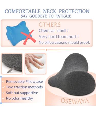 Cloud Neck Stretcher | Neck and Shoulder Relaxer for TMJ Pain Relief | Cervical Traction Device with Massage Design - Gray - Buy Online on GoSupps.com