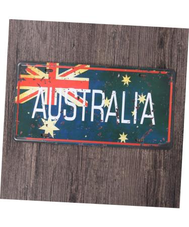 Alipis Emblems Antique Signs Iron Sign Painting Iron Painting Tin Signs License Plate Signage Vintage - Buy Online on GoSupps.com