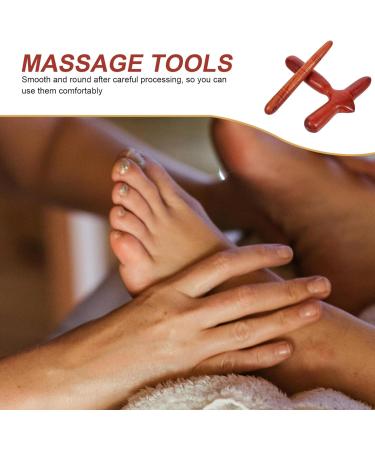 Gatuida 2-Piece Wooden Trigger Point Massage Tool Set for Foot Pain Relief | Acupressure & Reflexology Massage Tools - Buy Online on GoSupps.com