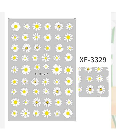 Nail Art Stickers Water Transfer DIY Nail Decals Sunflower and Small Daisy Colorful Transfer Watermark Nail Stickers for Nails Design Manicure Tips Decor - Buy Online on GoSupps.com