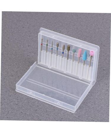 nail nail art kit polisher tool Tungsten steel drill set alloy grinding head manicure kit nail drill manicure set dedicated nails drill bits clean nail grinding head drill - Buy Online on GoSupps.com