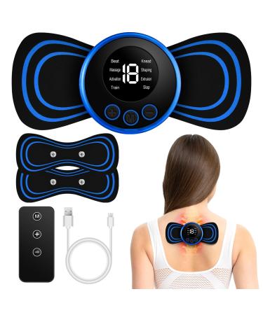 Flintronic neck massage device Ems shoulder neck massage 8 modes 19 steps portable mini massage device USB mini cervical massage device muscle pain relief for arms/shoulder/back/back/stomach