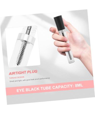 IWOWHERO 2 Sets Empty Mascara Tube Empty Lipstick Tube Clear Mascara for Eyelashes Volume Plastic Black - Buy Online on GoSupps.com