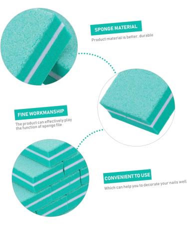 FRCOLOR Sponge Sponge File Nail File Nail Buffer Files Buffer Block Tools Nail Polisher Nail Art Care Sanding Block Files Diamond Nail File Nail Art Tool Nail Buffer Blocks Manicure Art 4X2.5X1.5CM Green - Buy Online on GoSupps.com