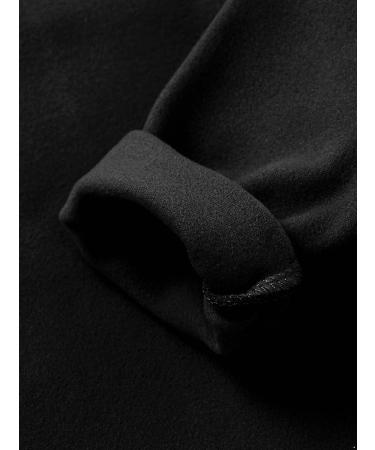 Hansber Baby Girls Boys Thermal Turtleneck Top | Stretchy Long Sleeve Baselayer | Black 5-6 - Buy Online on GoSupps.com