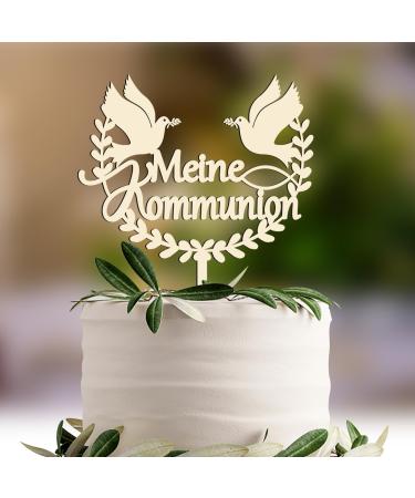 Cake Topper Wood - My Communion Cake Topper Cake Decoration Communion Cake Topper Communion Decoration for Boy Girl