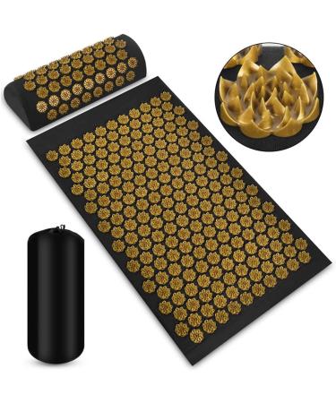Dunlap Massage Pillow & Yoga Mat - Acupuncture Relief for Back Pain & Stress - 3 Sizes Available - Buy Online on GoSupps.com