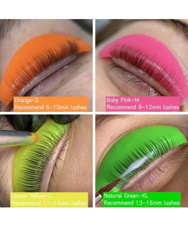 PERMANIA Lash Lift Rods Rainbow Soft Silicone Pads L Curls for Eyelash Perm Kit 3 in 1 with Eyelash Lifting Ribbon & Reusable Eye Patches for Different Eye Shapes - Buy Online on GoSupps.com