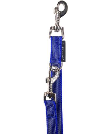 Adjustable Dog Leash for Medium & Large Dogs | Double-Liner | 2m Blue - Shop Internationally - Buy Online on GoSupps.com