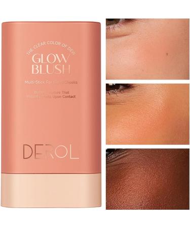 Cream Blushes Stick Cheek Tint Cream Blushess for Natural Makeup - Rotating Design Waterproof Long-lasting Cheek Tint For Mature Skin Women Girls 02 - Buy Online on GoSupps.com