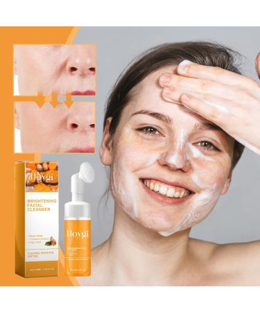 Glo Mi Turmeric Facial Cleanser - Gentle Foaming Wash for All Skin Types - 2PC Set - Buy Online on GoSupps.com