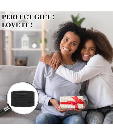 80 Count Extra Long Hair Ties for Thick & Curly Hair - No Metal Elastic Ponytail Holders for Women in Black - Hair Accessories - Buy Online on GoSupps.com