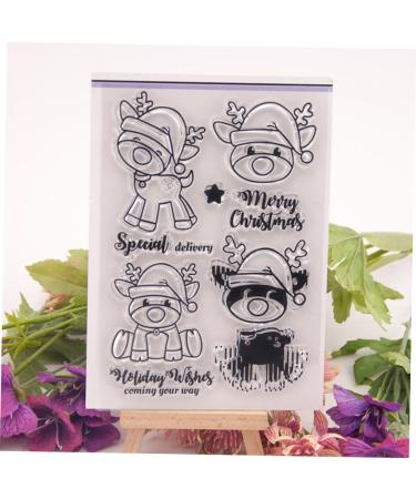 Lurrose Christmas Stamps Postage Stamps Planners Craftastic Tthe Notebook Silicone Stamps Clear Stamps Seal Scrapbook Account - Buy Online on GoSupps.com