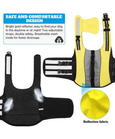 PopetPop Dog Life Jacket - Reflective & Durable Float Coat for Small Medium & Large Dogs - Ideal for Swimming & Training - Buy Online on GoSupps.com