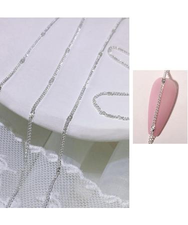 Nail Chain Nail Chain Multi-Purpose DIY Glittery 3D Manicure DIY Metal Chain Charms for Girl Manicure Metal Chain Manicure Metal Chain 5 - Buy Online on GoSupps.com