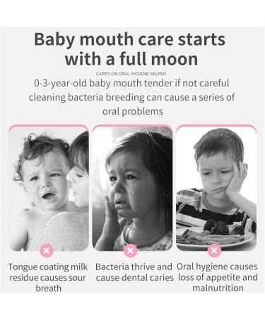 Povanj Tongue Mull Cleaner & Baby Bundle | 30-Piece Skim Gauze Gum Grinder Stick | Portable Toothbrush Tongue Cleaner for Kids & Dental Care - Buy Online on GoSupps.com