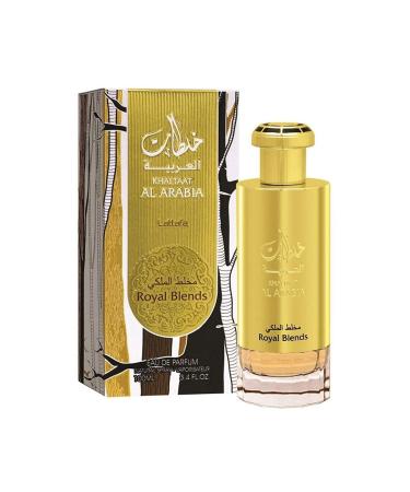 Khaltaat Al Arabia Royal Blends 100ml by Lattafa Fruity Spicy Woody Spray Spicy 3.4 Fl Oz (Pack of 1)
