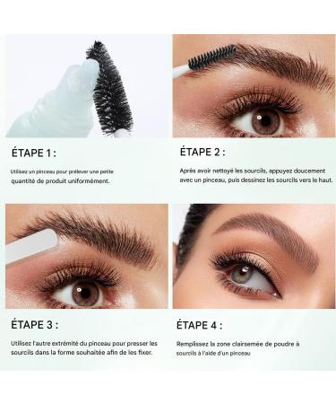  Teksome Eyebrow Makeup Gel - Natural Eyebrow Glue - 12ml Long-Lasting Quick-Drying Water-Resistant Gel with Applicator for Women's Daily Use Evening Wedding Travel Party and Casual Wear - Buy Online on GoSupps.com