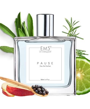Pause Perfume for Men | Eau de Parfum (EDP) | Strong and Long Lasting Spray | Aromatic Fresh Amber | Luxury Gift for Men | 50 ml