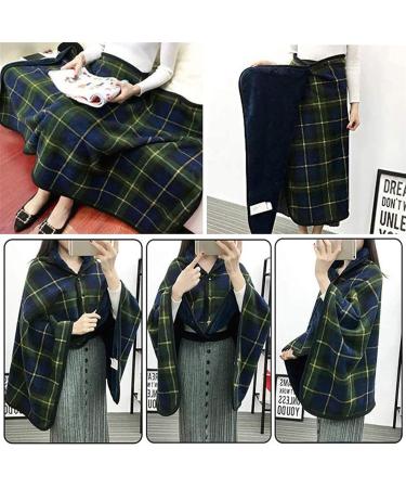 Fleece-Lined Wheelchair Blanket - Cozy Wind Protection Sleeping Bag with Buttons Super Soft Plush Wheelchair Blanket for Warm Gift - Buy Online on GoSupps.com