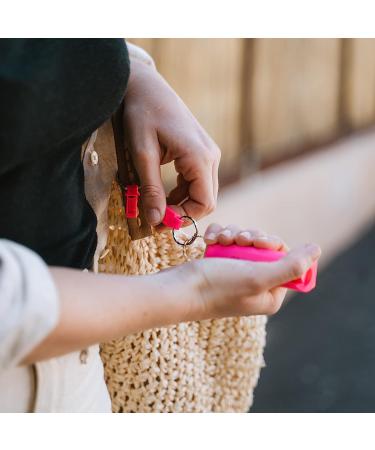 SABRE ADVANCED Pepper Spray Keychain with Quick Release  3-in-1 Pepper Spray, CS Tear Gas & UV Dye  Maximum Strength Police OC Spray, Finger Grip for Better Aim  Optional Practice Spray, Pink Pepper Spray 0.54 Fluid Ounces - Buy Online on GoSupps.com