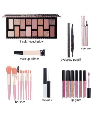 Teen Makeup Kit for Girls | Complete Set with Eyeshadow Eyeliner Brushes & More Perfect Gift for Women - Buy Online on GoSupps.com