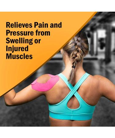 XFlex K Tape Waterproof Elastic Uncut Roll - 2" x 16 ft 4-Way Stretch Physio Tape for Sports Training & Physical Therapy - Pro Kinesiology Tape (Black) - International Shipping Available - Buy Online on GoSupps.com