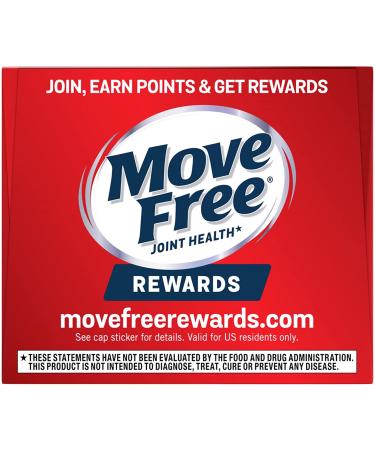 Move Free Advanced Glucosamine Chondroitin + Calcium Fructoborate Joint Support Supplement - 160 Tablets - Buy Online on GoSupps.com