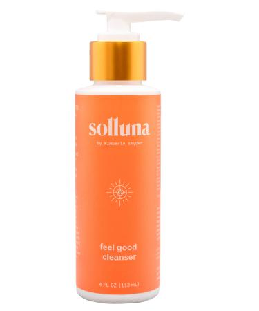 Solluna by Kimberly Snyder Feel Good Cleanser Deep Cleans Soothes & Moisturizes Gentle pH Balanced Anti-Aging Facial Cleanser Natural Oils & Plant Extracts for a Clear & Youthful Complexion
