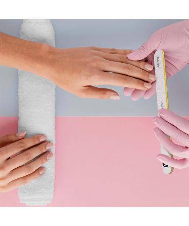 New* JND Professional Salon Grade Double Sided Emery Board Nail Files Buffer Polisher Natural Manicure Pedicure Acrylic Gel Nails (5Pack) (80/80) 80/80 5.0 - Buy Online on GoSupps.com