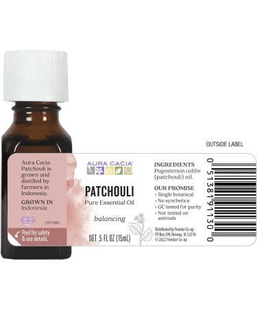 Aura Cacia Patchouli, Dark, 0.5 Ounce Patchouli 0.5 Fl Oz (Pack of 1) - Buy Online on GoSupps.com