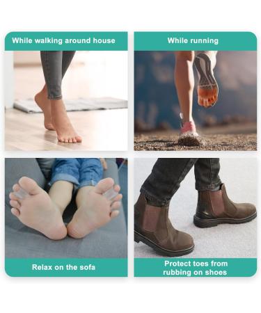 Toe Separator Hammer Toe Corrector for Women - Bunion Corrector for Crooked & Curled Toes | Protect Toes from Rubbing - 6 Pack - Buy Online on GoSupps.com