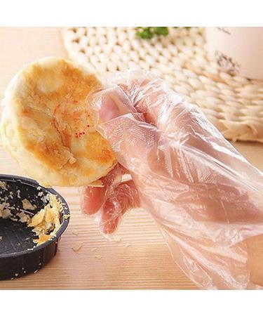 ORYOUGO 1000 Pieces Disposable Gloves Eco-Friendly Plastic Poly PE Gloves for Kitchen Cooking Cleaning Powder & Sulfur Free - Buy Online on GoSupps.com