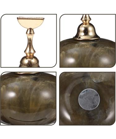 Ipetboom 1 Set Manicure Practice Base Nail Stands for False Nails Nail Display Stand Nail Tip Stand Base Manicure Training Holder Nail Stand Display Resin Practice Supplies Acrylic 3.5x3.5cm Black - Buy Online on GoSupps.com