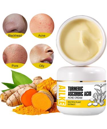 AILKE BOOST LUSTER AILKE Natural Turmeric Acne Remove Face Cream Brightening Reduce Blackheads Pimples With Niacinamide and Multiple Plant Extracts Clean Skin Unclog Pores 50g Pack of 3 - Buy Online on GoSupps.com