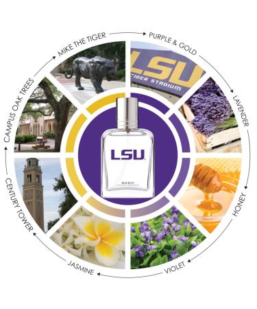Cologne Spray for Men Louisiana State University 1.7 Ounce - Buy Online on GoSupps.com