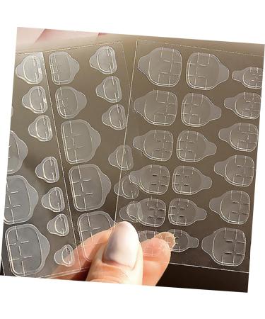 Healeved 20 Sheets Double Sided Adhesive Nail Stickers Nail Art Stickers Clear Nail Gel Labels Press on Nail Sticky Tabs Press on Nails Sticky Tabs Manicure Plastic Double Sided Sticker - Buy Online on GoSupps.com