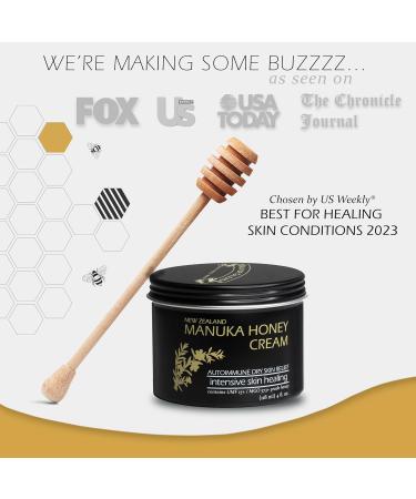 BALM OF GILEAD Manuka Eczema Honey Cream - Manuka Defense Healing Lip Balm Intensive Moisture Therapy - Moisturizer for Sensitive Skin Eczema Psoriasis Dermatitis - Buy Online on GoSupps.com