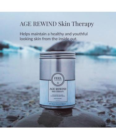 FEEL ICELAND Age Rewind Skin Therapy Supplement with Marine Collagen & Hyaluronic Acid - 180 Capsules - Buy Online on GoSupps.com