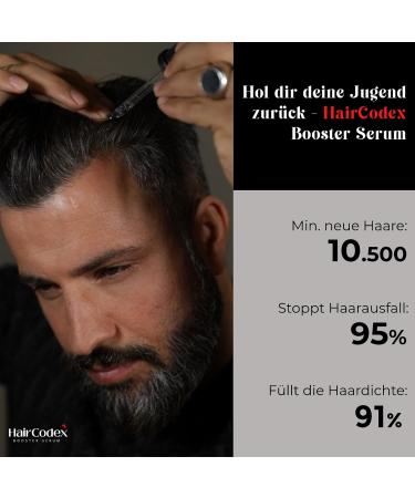  HairCodex Booster Serum 6 x 50 ml Hair Growth Treatment 1 Dermaroller Biotin and Keratin Hair or Beard Hereditary Hair Loss (300 ml Hair Booster Kit 300 - Buy Online on GoSupps.com