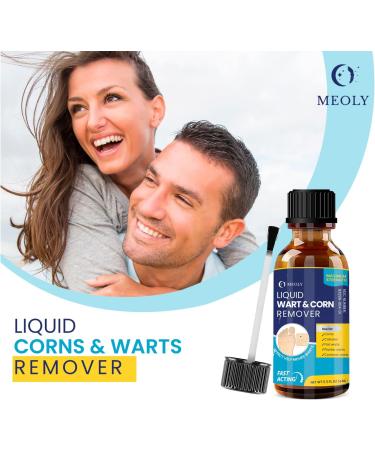 Salicylic Wart Removal Freeze Away - Maximum Strength Fast-Acting Verrugas Treatment for Men & Women | 15ml for Plantar Warts Genital Warts Corns Moles & Calluses - International Shipping Available - Buy Online on GoSupps.com