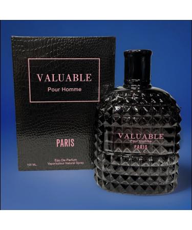Valuable Pour Homme Paris Eau De Parfum Natural Spray Cologne for Men 3.4 fl oz Black - Buy Online on GoSupps.com
