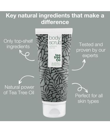 Australian Bodycare Body Scrub for Women & Men 200 ml | Tea Tree Oil Body Scrub Exfoliator | Foot Scrub for Hard Skin | for Pimples on The Back & Body | with Australian Tea Tree Oil Tea Tree Oil 200 ml (Pack of 1) - Buy Online on GoSupps.com