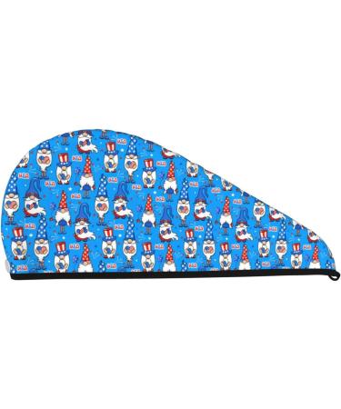 Ultra Plush Microfiber Hair Towel Wrap - Ultra Absorbent Turban for Curly Long & Thick Hair - Perfect Hair Drying Cap for Women - Gnomes in USA - Buy Online on GoSupps.com